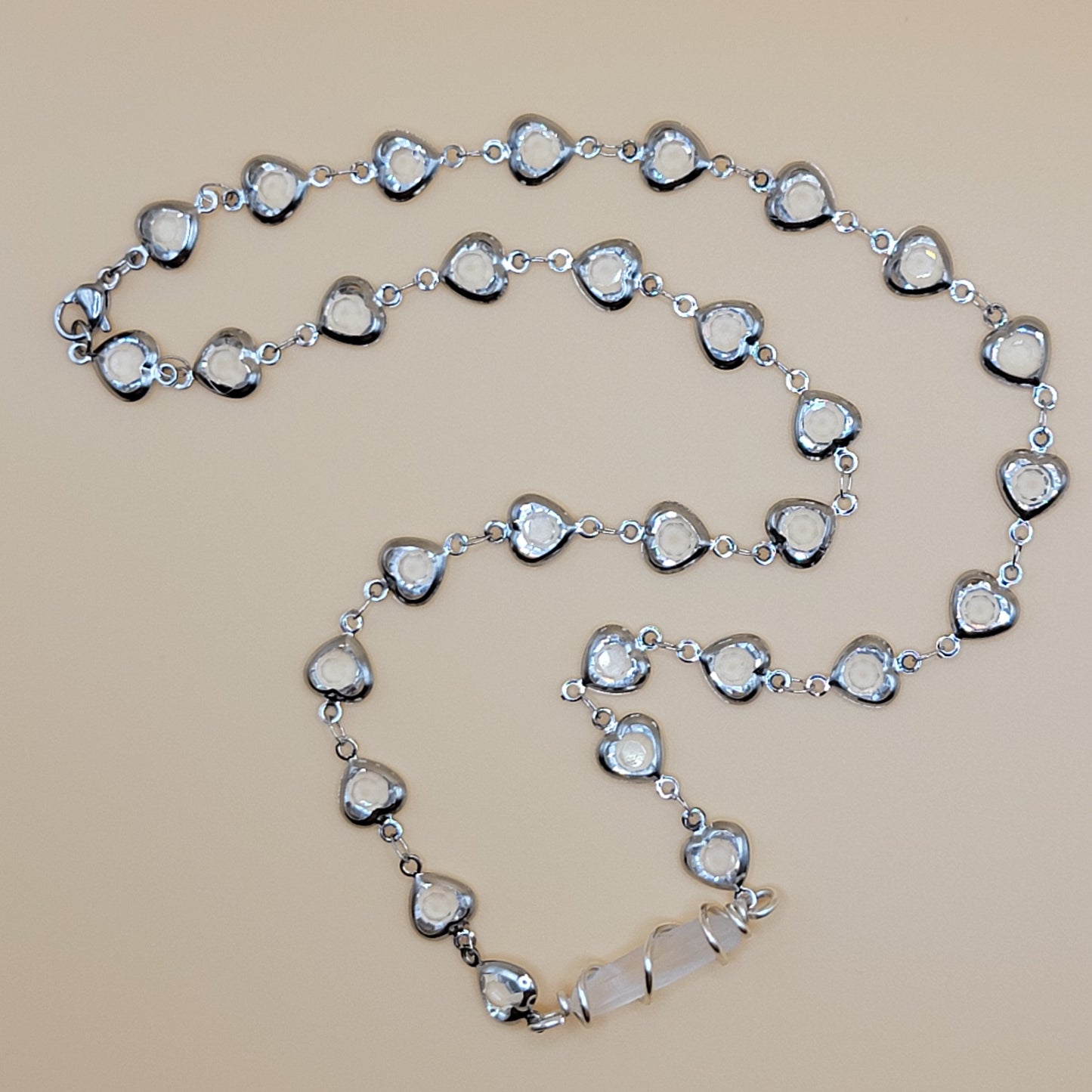 Manifesting Love Necklace - Clear Quartz