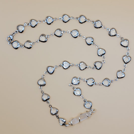 Manifesting Love Necklace - Clear Quartz