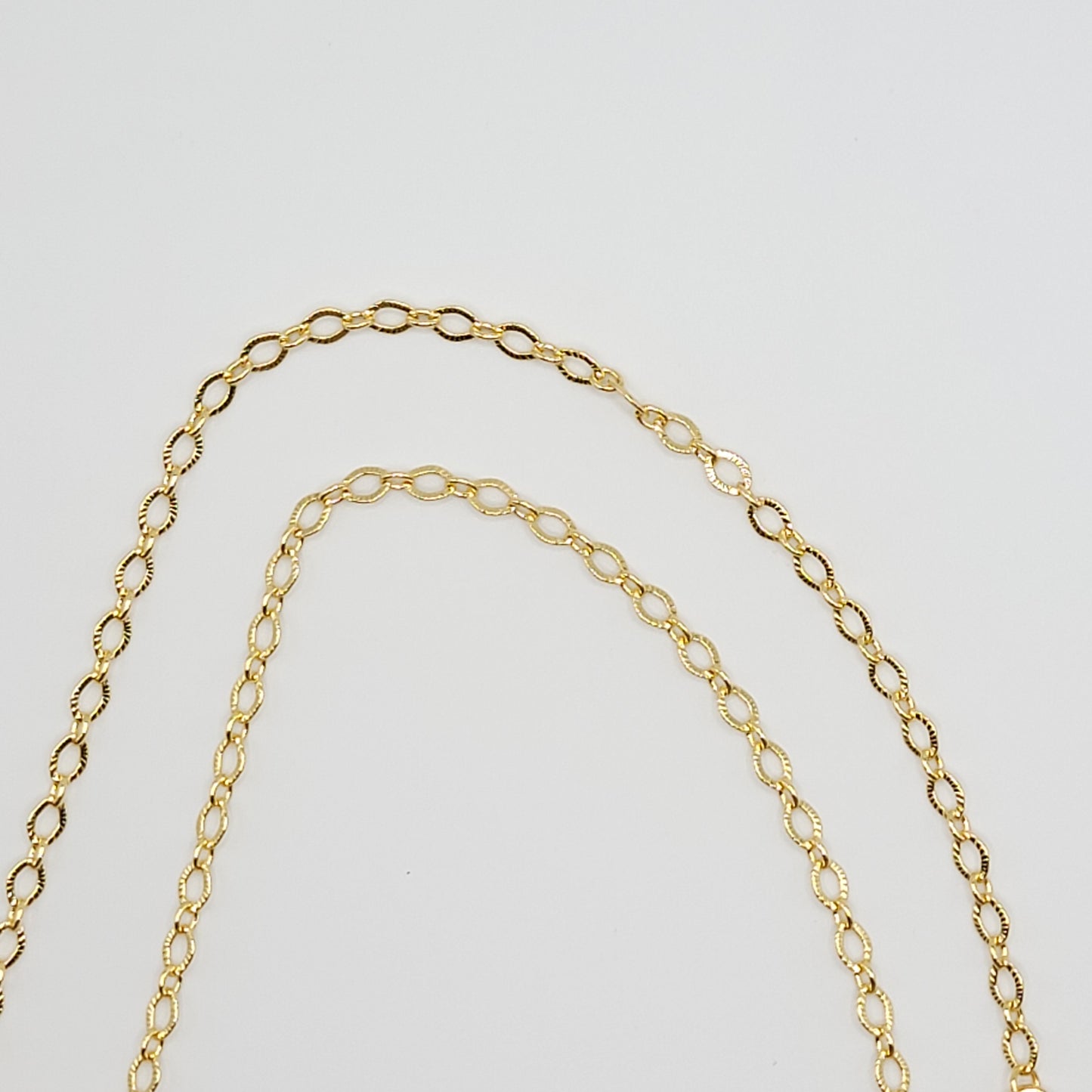 Golden Detailed Rutilated Quartz Necklace - Gold Chain