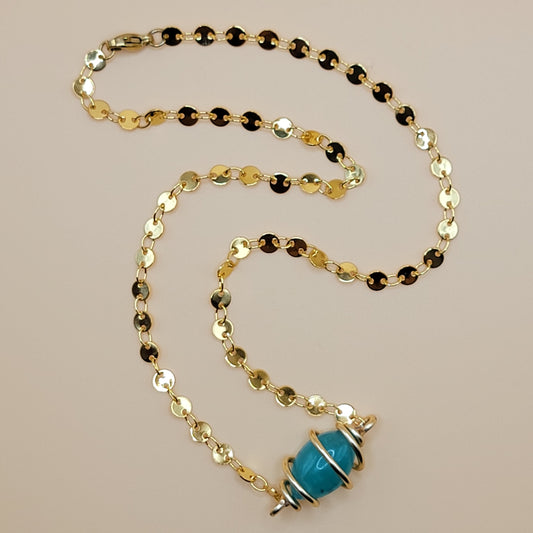 Amazonite Gold- I AM IN HARMONY