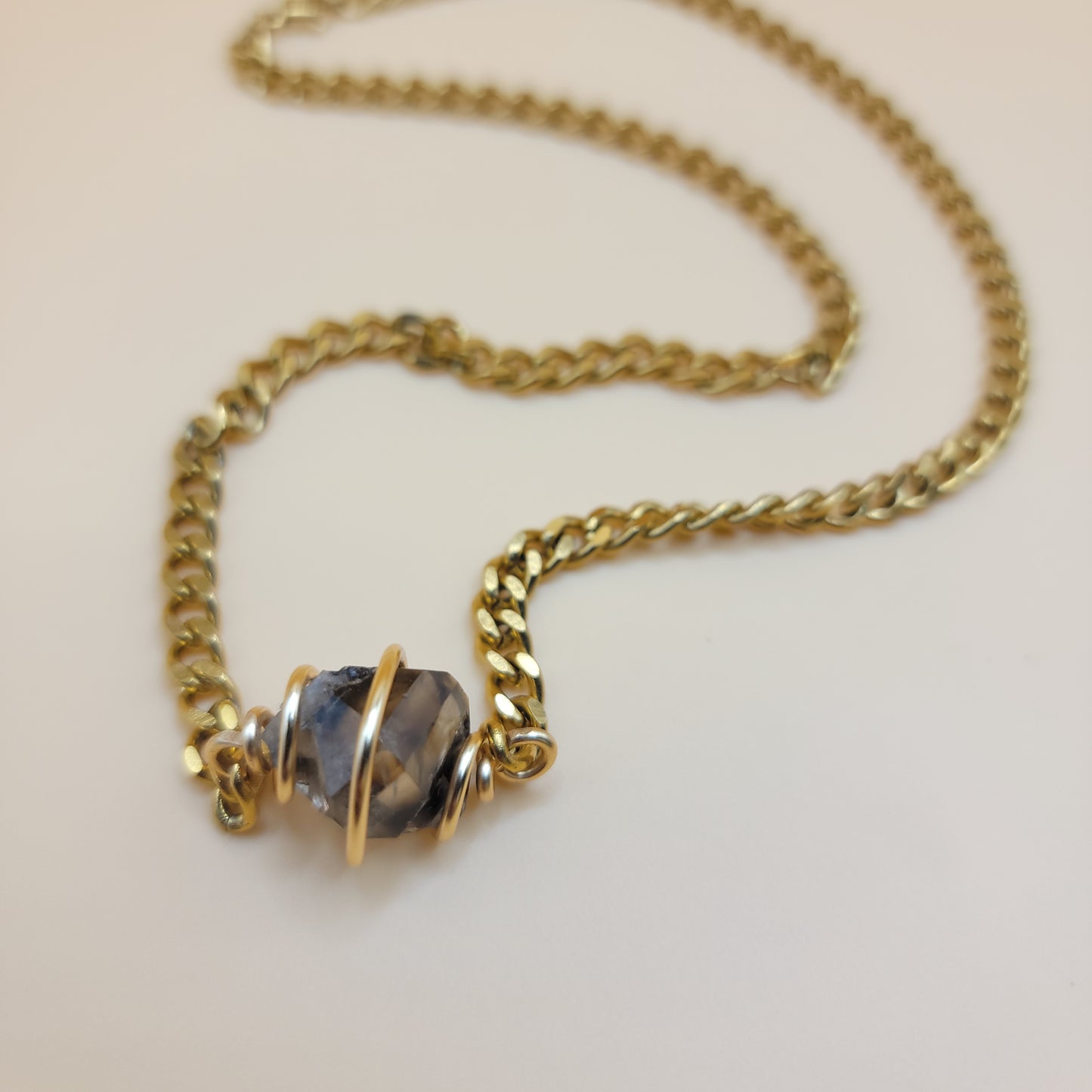 Protection Chain - Smokey Quartz