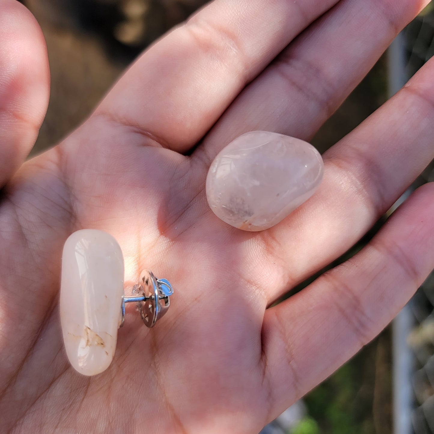 Rose Quartz Pins