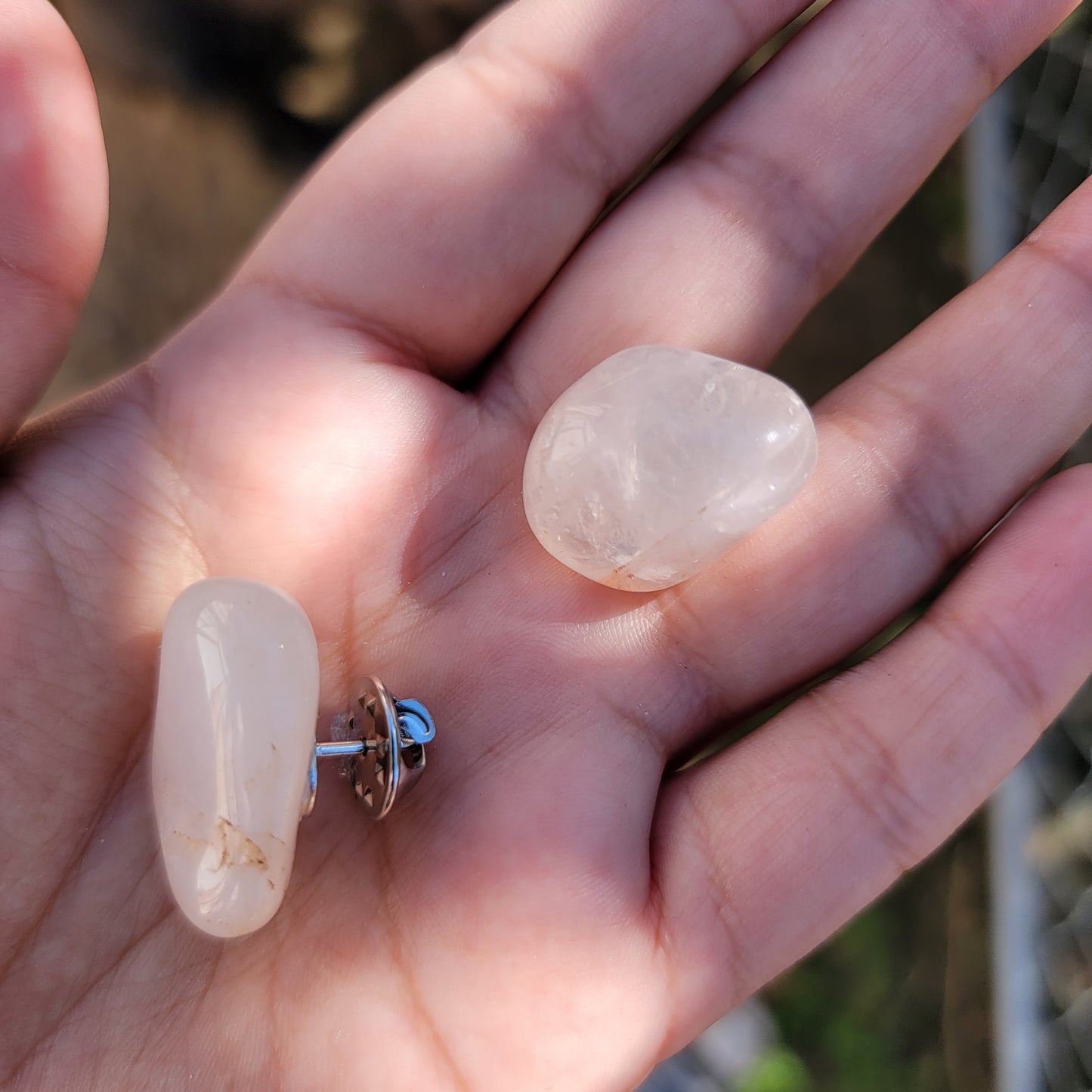 Rose Quartz Pins