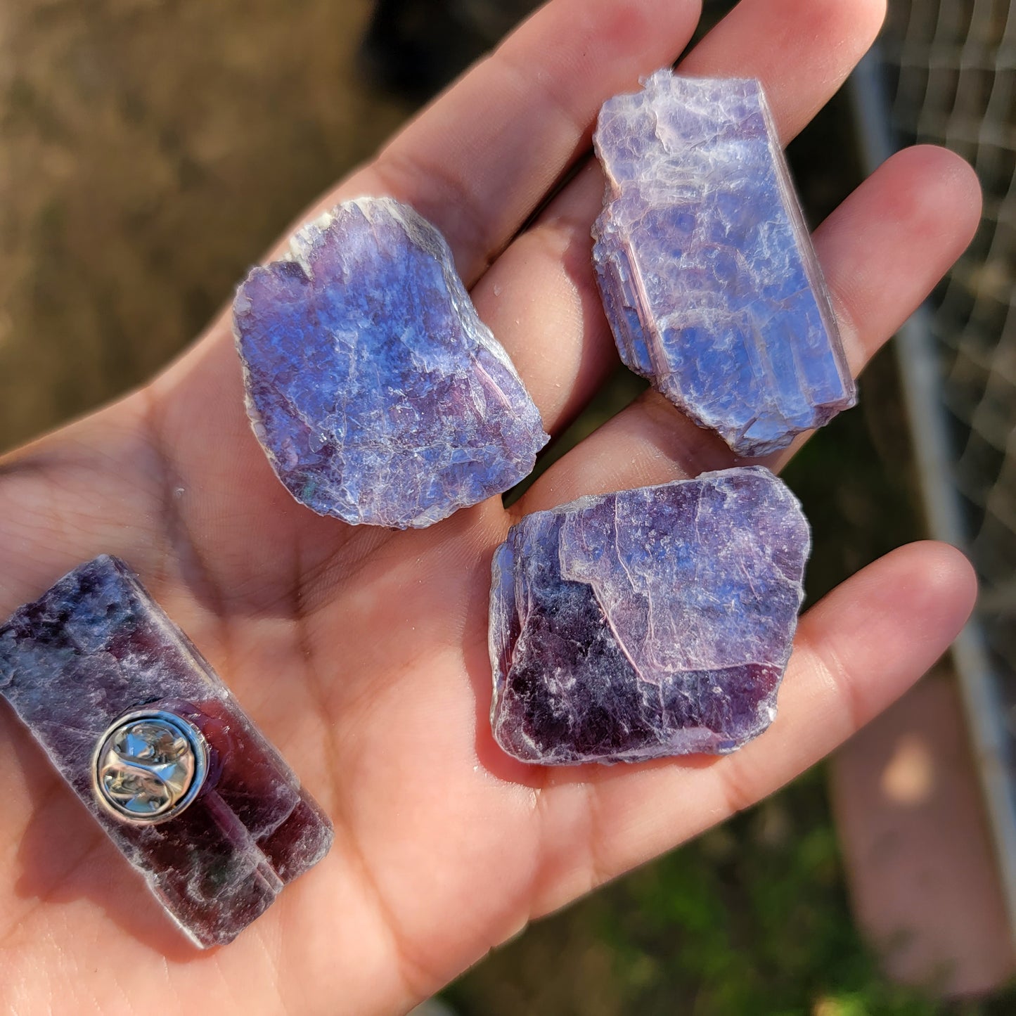 Lepidolite Pins