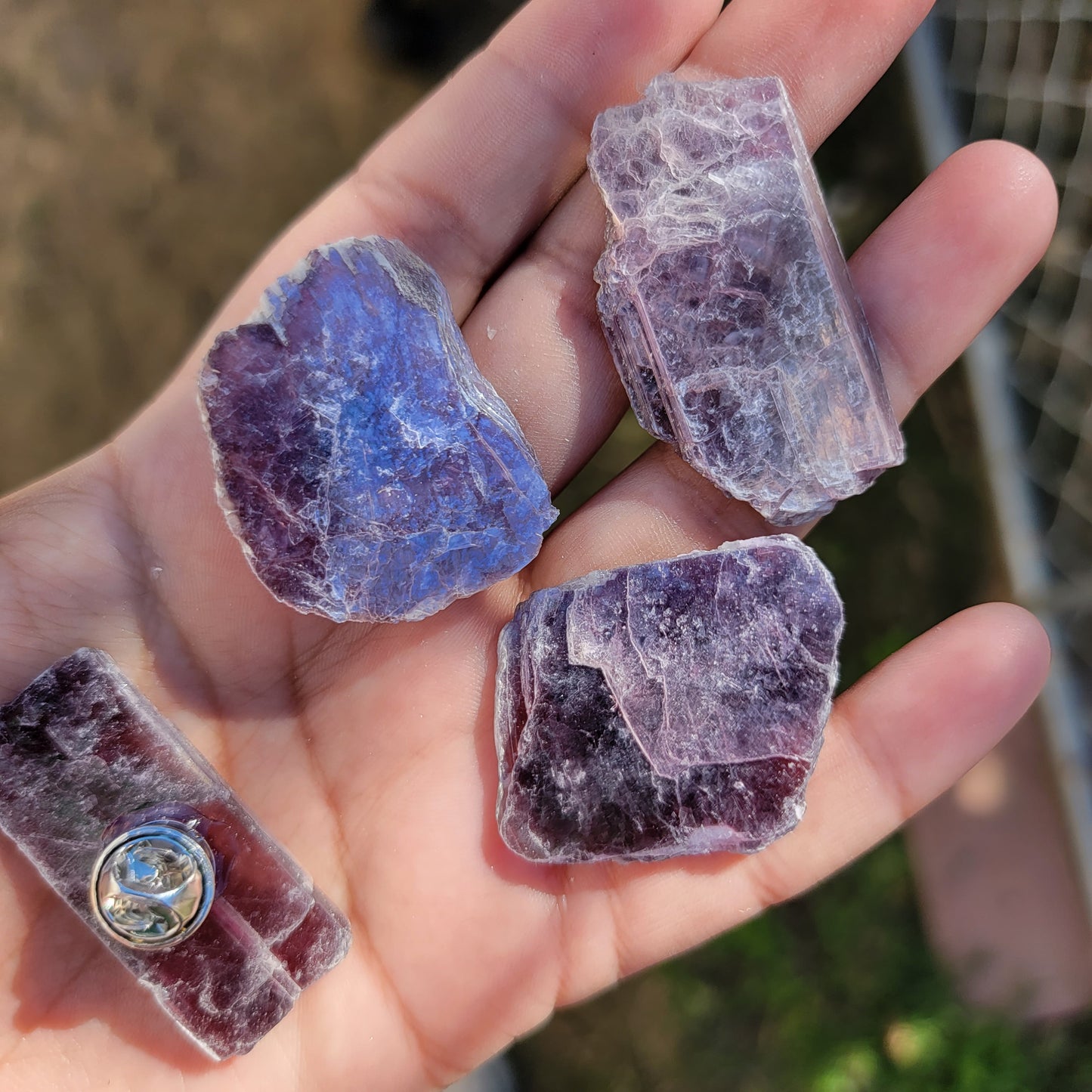 Lepidolite Pins