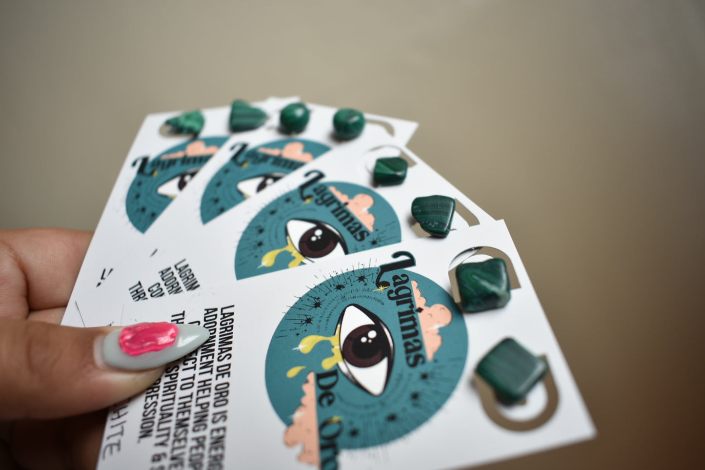 Malachite Stud Earrings