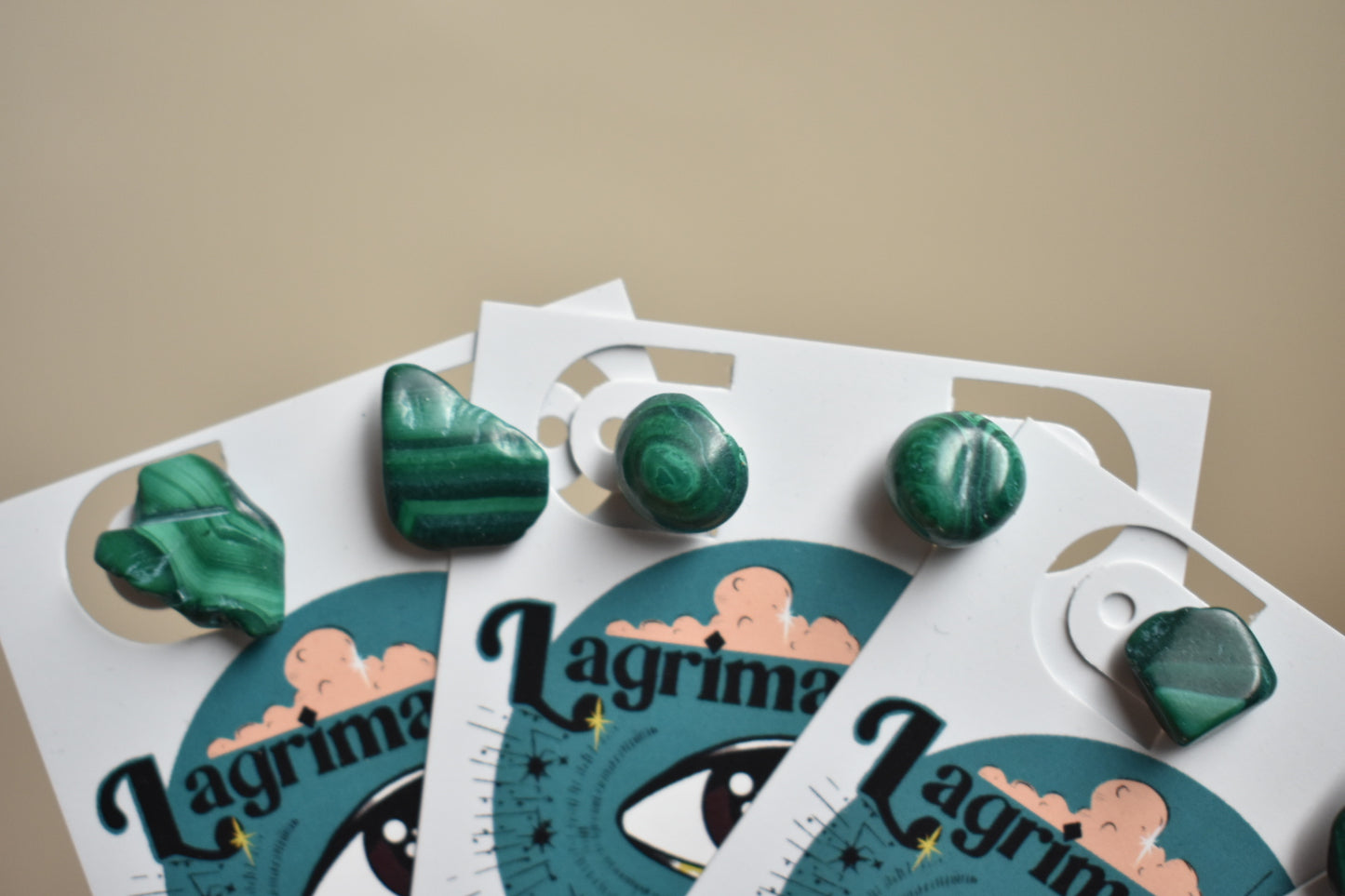 Malachite Stud Earrings