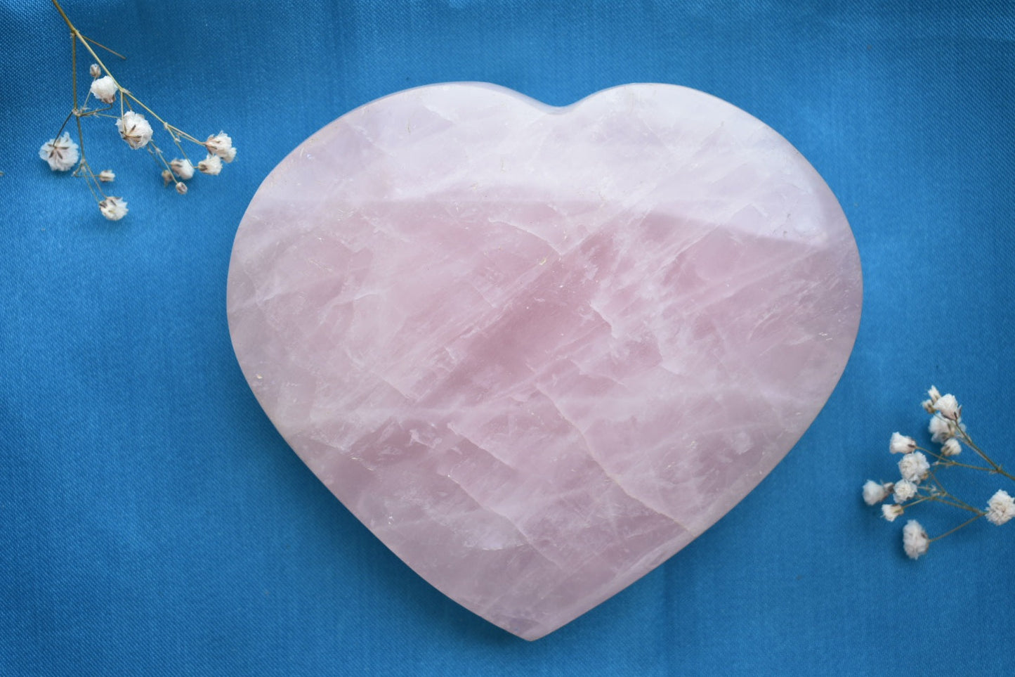 Heart Shaped Rose Quartz