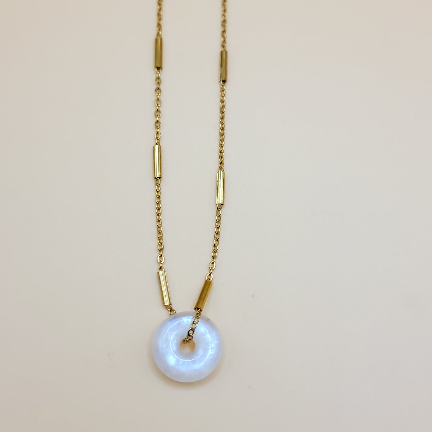 Moonstone Wheel Pendant