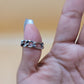 Love Chain Ring -Rhodochrosite