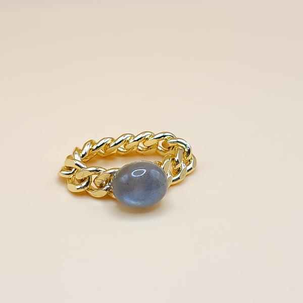 Gold Transformative Chain - Labradorite