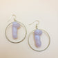 Rose Quartz Penal Earrings