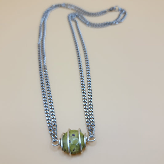 Atlantisite Silver Necklace - I Forgive Myself