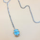 Larimar Silver Chain - I AM DEEPLY ROOTED IN MY GENTLENESS