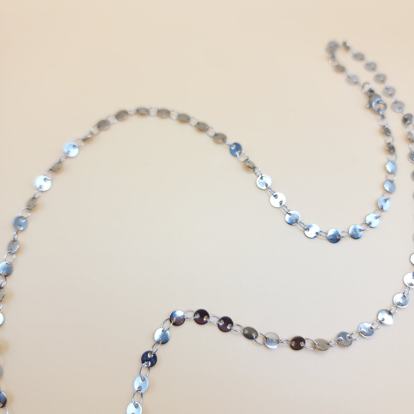 Larimar Silver Chain - I AM DEEPLY ROOTED IN MY GENTLENESS