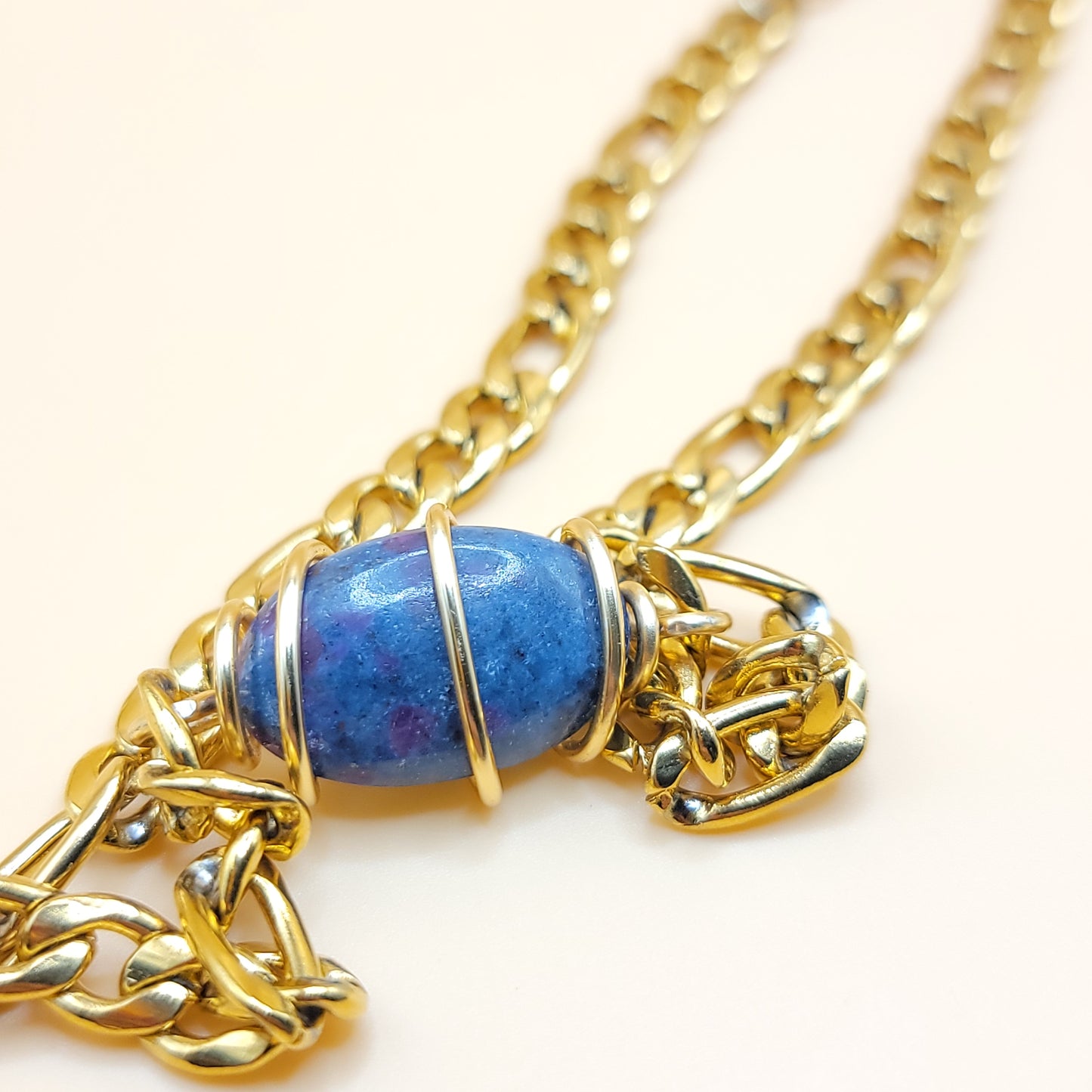 Blue Kyanite W/ Ruby  - Double In My Power