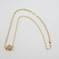 Golden Detailed Rutilated Quartz Necklace - Gold Chain