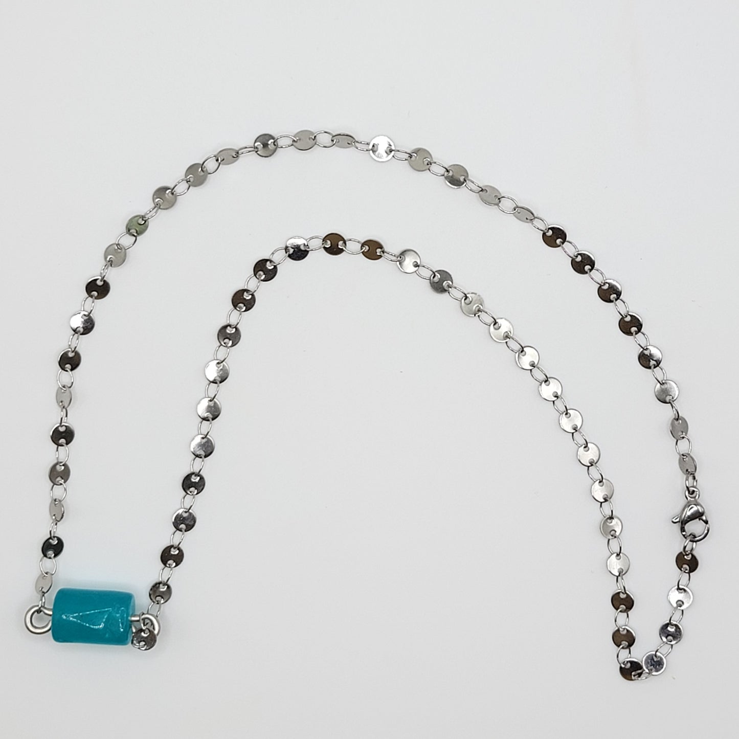 Amazonite Necklace (Silver)