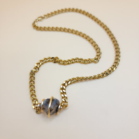 Protection Chain - Smokey Quartz