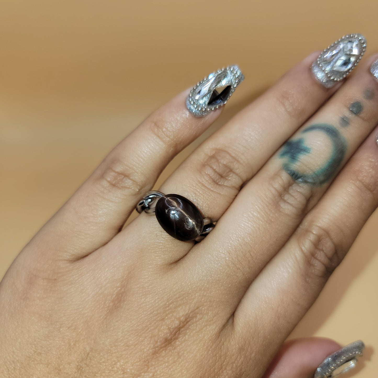 Good Luck Chain - Cats Eye Ring