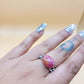 Balance Chain - Rhodonite Ring