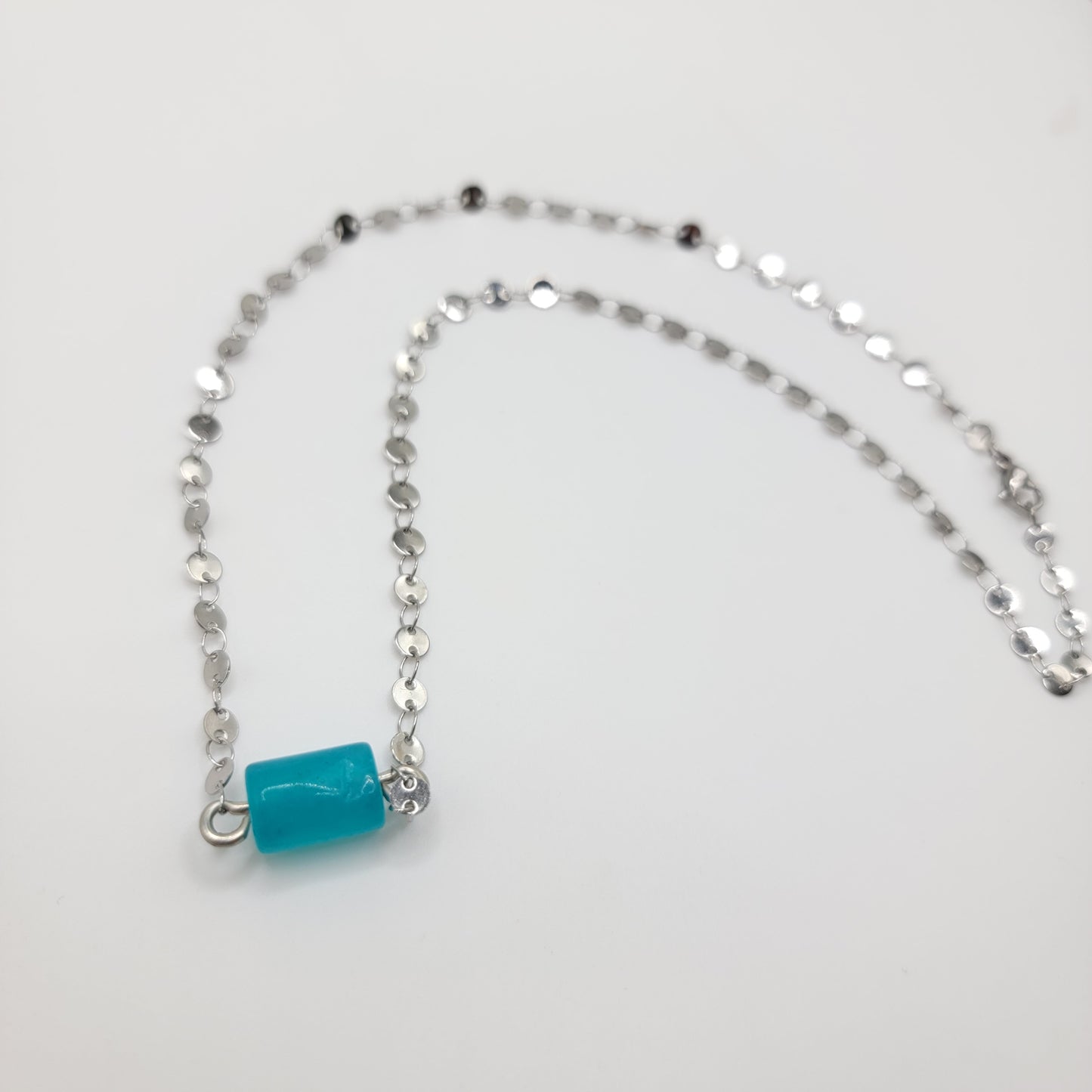 Amazonite Necklace (Silver)