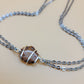 Crazy Red Lace Agate - I Got The Courage (SILVER)