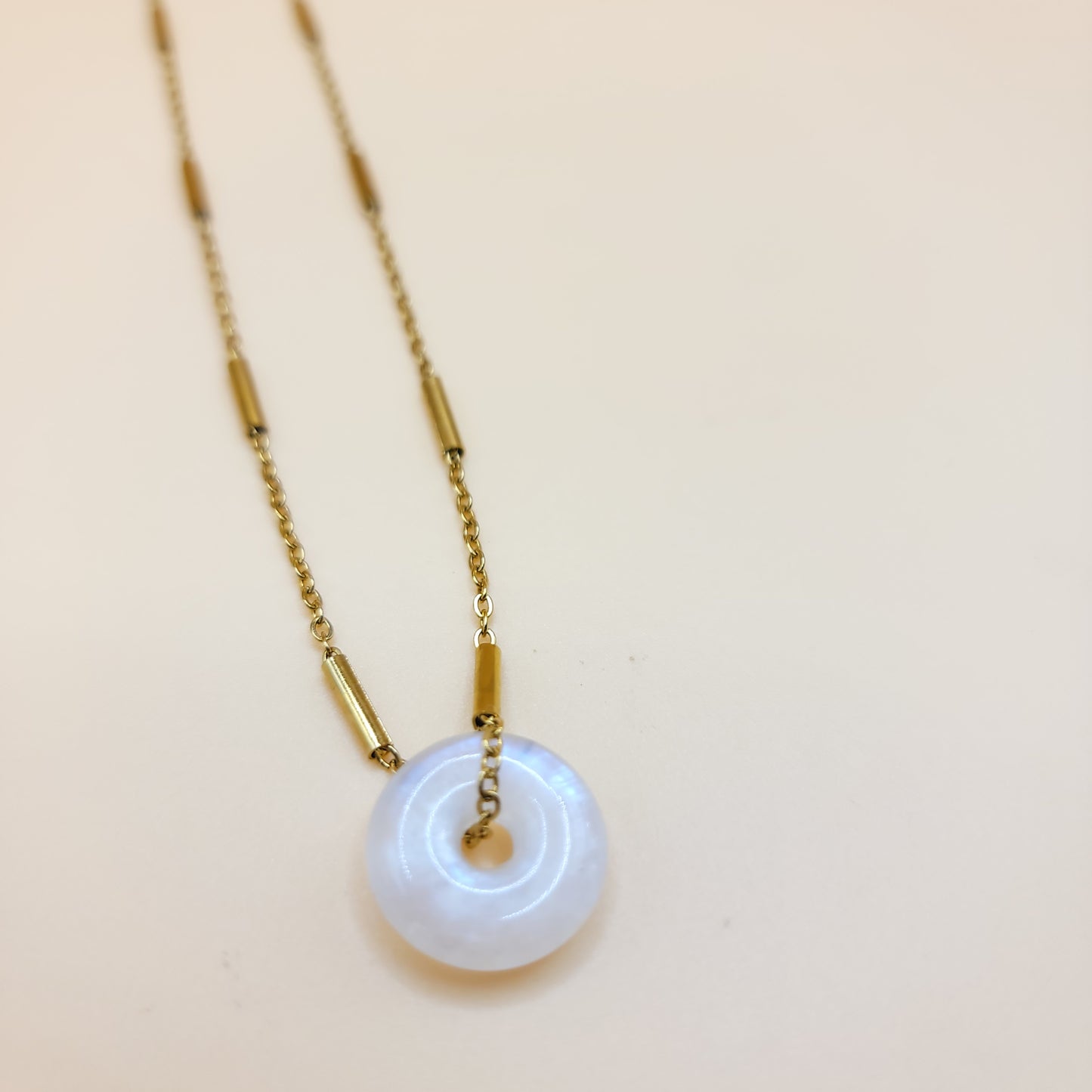 Moonstone Wheel Pendant