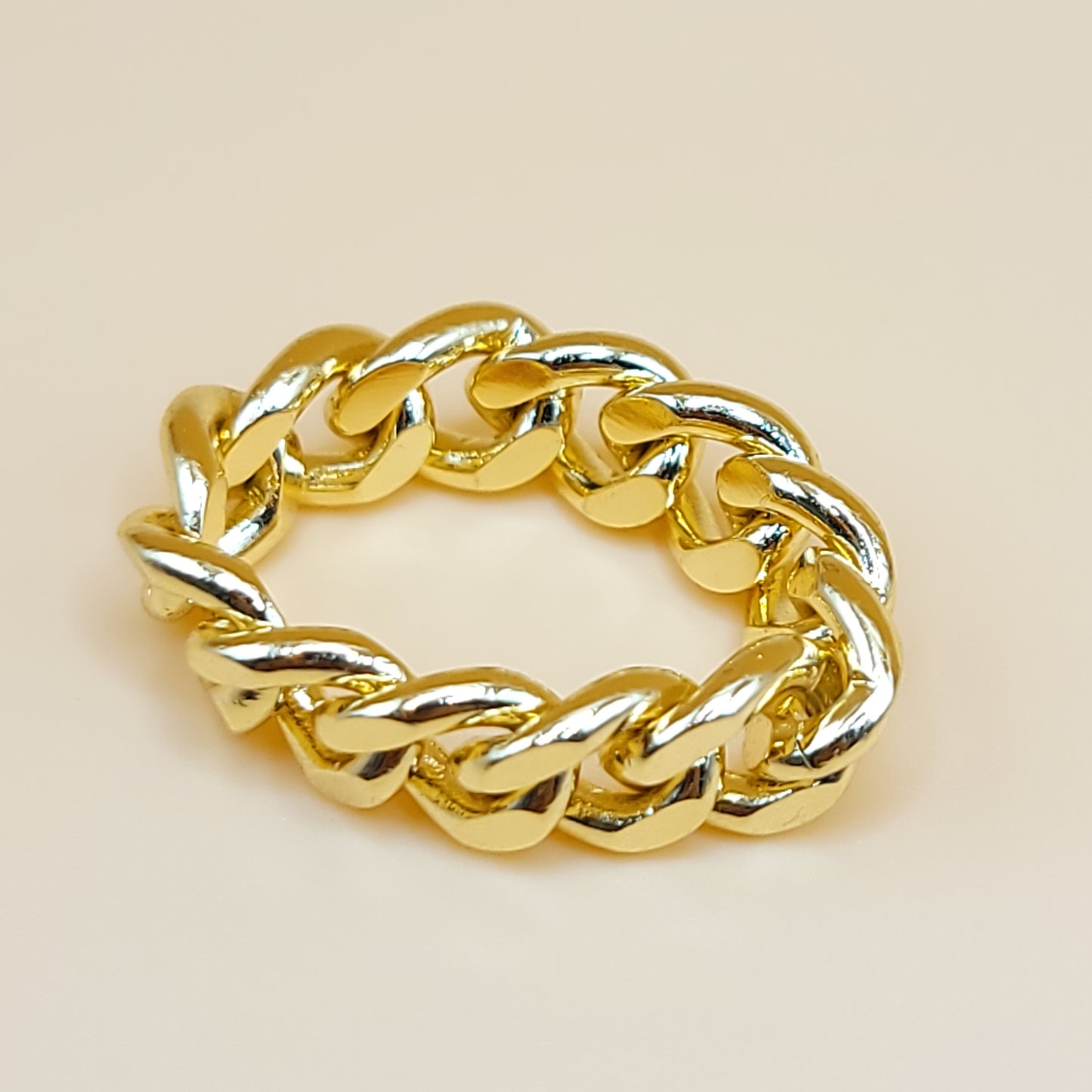 Gold Chain Ring