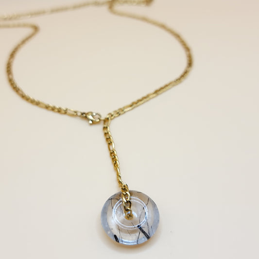 Life Balance Wheel - Gold Necklace
