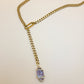 Rainbow Fluorite - I AM HEALING EMOTIONALLY (Slip Chain )