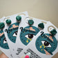 Malachite Stud Earrings