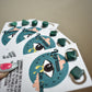 Malachite Stud Earrings